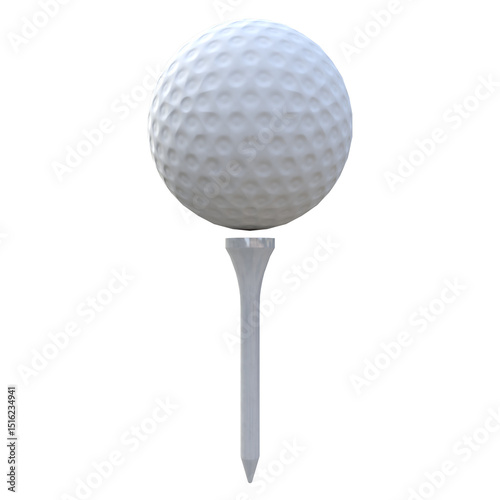 Golf tee and golf ball
