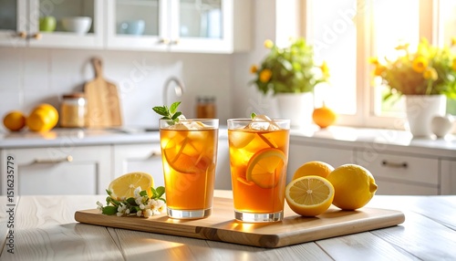Iced Tea Kitchen Sunlight Refreshment.