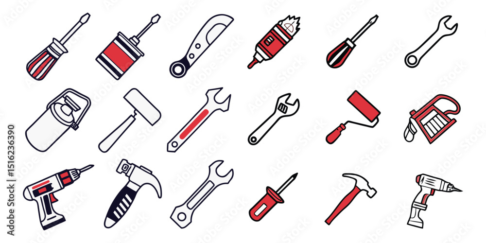 engineering technical service icons engineering technical service icons