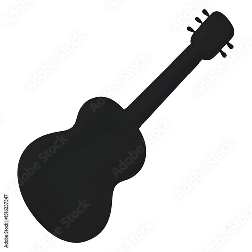guitar isolated on white