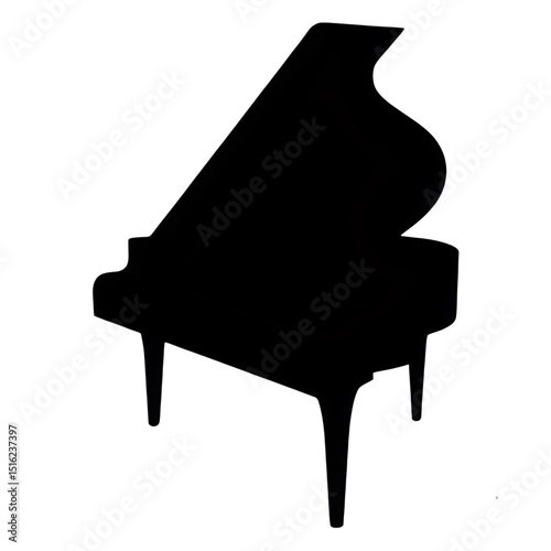 piano vector illustration