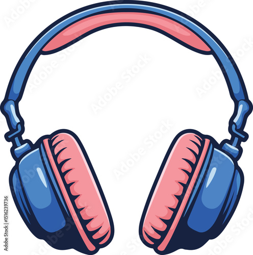 Vibrant cartoon headphones for your audio needs.