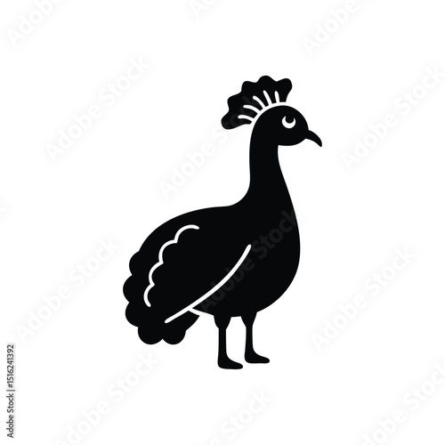  Peacock Silhouette