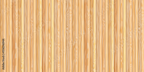 Wood plank wall, vertical slats, wood texture seamless pattern, different tones, vector design