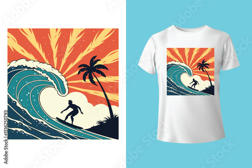 Summer T-Shirt Design – Fun in the Sun, Beach Vibes, and Tropical Graphic Tee