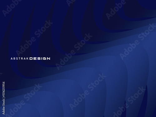 Premium background design with dark blue luxury motif. Vector horizontal template, for digital lux business banners, contemporary formal invitations, luxury vouchers, gift certificates, etc.