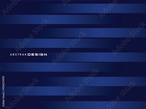 Premium background design with diagonal dark blue stripes pattern. Vector horizontal template for digital lux business banner, contemporary formal invitation, luxury voucher, prestigious gift certific