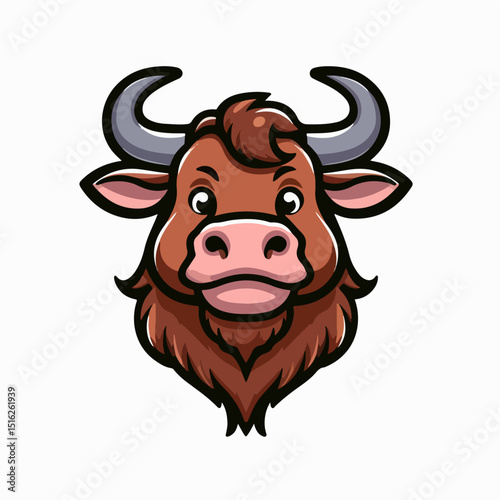 bull head vector illustration