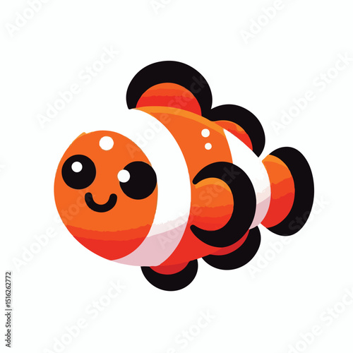 cute nemo fish vector image