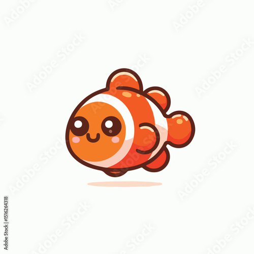 cute nemo fish vector image