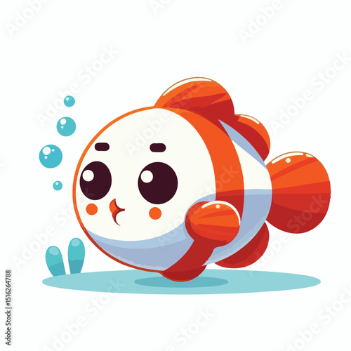cute nemo fish vector image