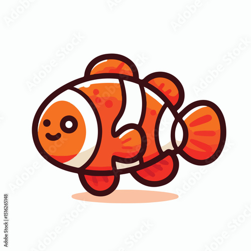 cute nemo fish vector image