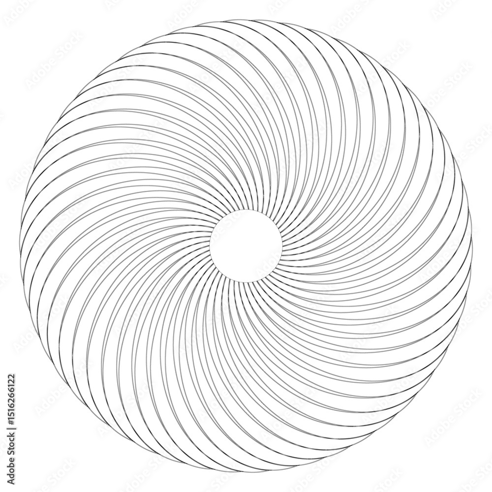 Obraz premium Vector Spiral Element for Graphic Design 