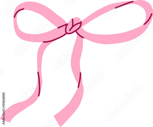 Simple Side Droop Ribbon Bow