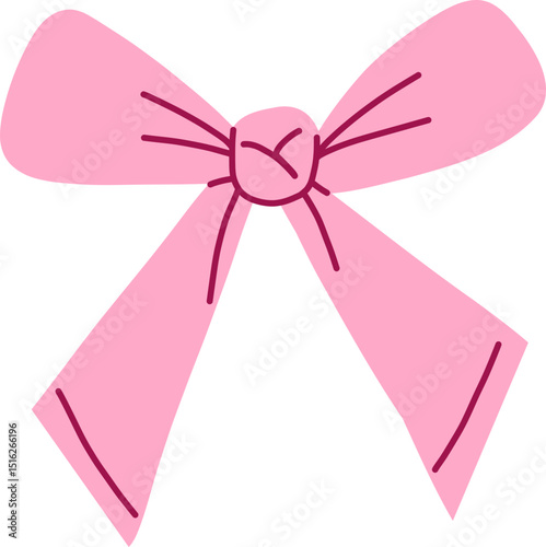 Classic Gift Style Ribbon Bow With Sharp Ends