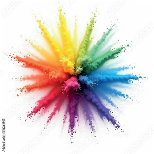 abstract colorful background with bubbles photo