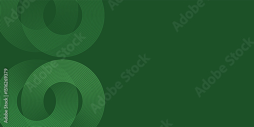 Abstract simple nice blue glowing geometric lines on dark blue background. Modern shiny blue circle lines pattern.