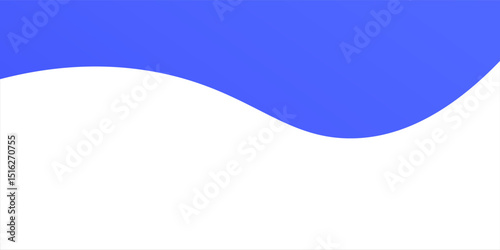 Separator, header, modern wave divider shape vector illustration
