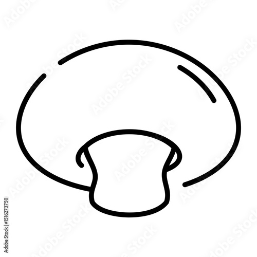 straw mushroom icon	