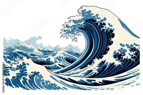 Ocean wave pattern sports sea.