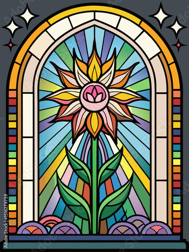 flower , Stained Glass Style, Full body , window temple	
sun, stained glass style, full body, window temple, glass, window, stained, church, stained glass, religion, cathedral, art, saint, religious, 