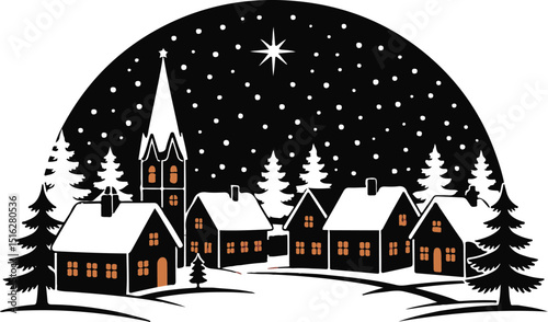 Christmas Vector Editable and Scalable at Any Size