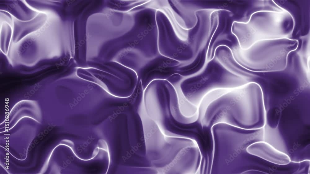 Fluides violets et blancs abstraits