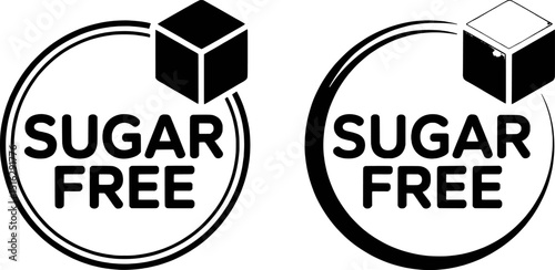 Sugar free symbol icon graphic design