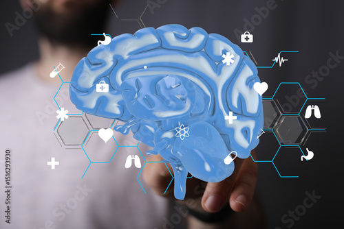Stock photo of a 3D human b...