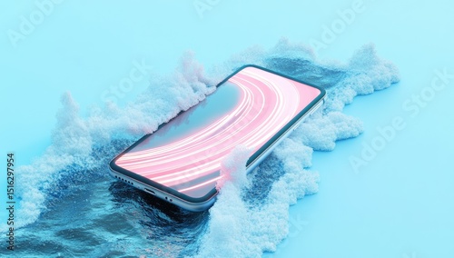 Smartphone in a Wave