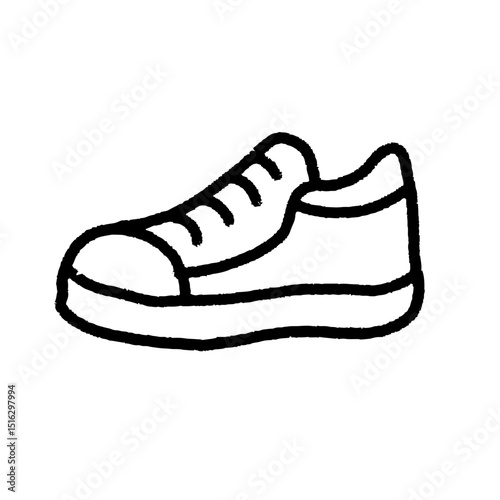 Shoes handdrawn icon