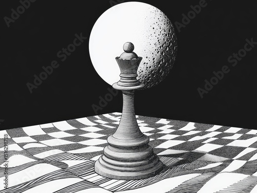 Chess Queen, Moonlit Stage