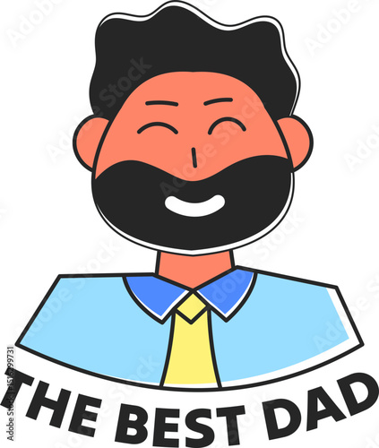 Father's Day Element Illustration
