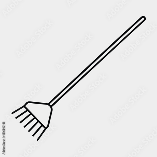 line art of a finger planter on the white backgrou (1).eps