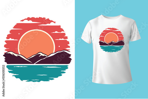 Summer T-Shirt Design – Fun in the Sun, Beach Vibes, and Tropical Style Graphic