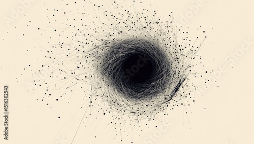 Abstract vortex design