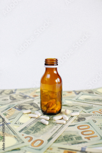 pills and money