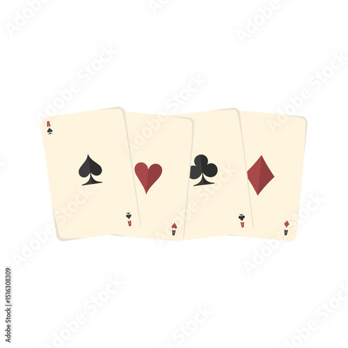 Casino Poker Decorative Illustration