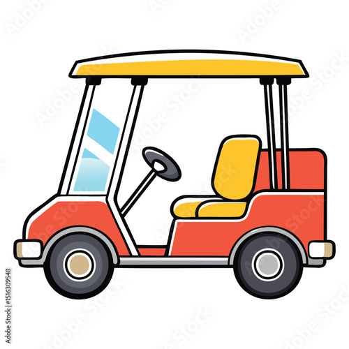 Fore! Your Vector Golf Car Awaits