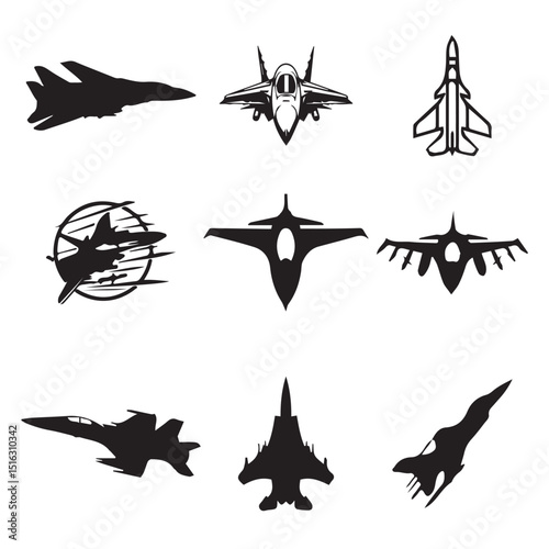 fighter jet vector