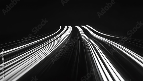 Abstract Light Trails