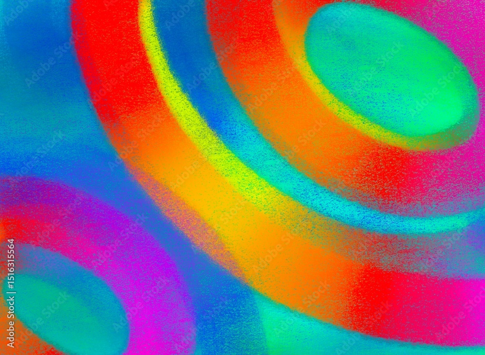 Obraz premium Colorful abstract design with swirling patterns and vibrant hues creating a mesmerizing visual experience