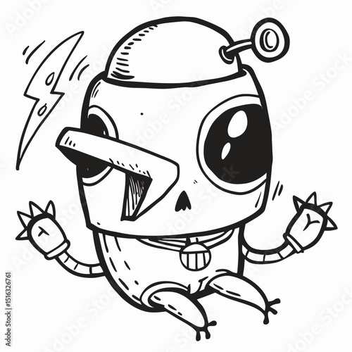 vector illustration of a knight