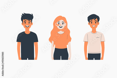 vector illustration of a woman