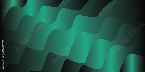 Wallpaper Abstract dark blue.black, wavy shapes are creating a modern Template for Banner, Website, and ads vector.