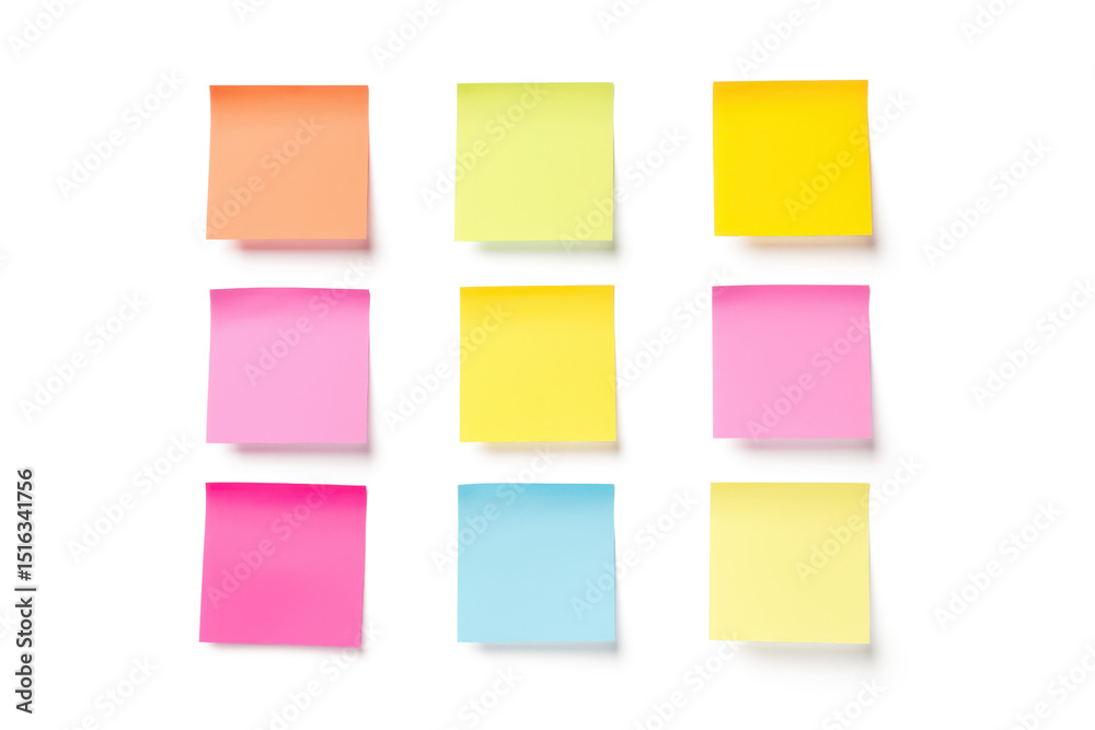 red of many different colored sticky notes blank and isolated on white or transparent png red of many different colored sticky notes blank and isolated on white or transparent png