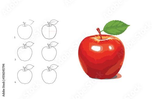 Learn to Draw a Realistic Apple Step-by-Step Guide for Beginners