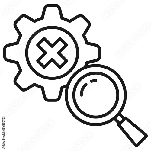 Failure Outline Icon