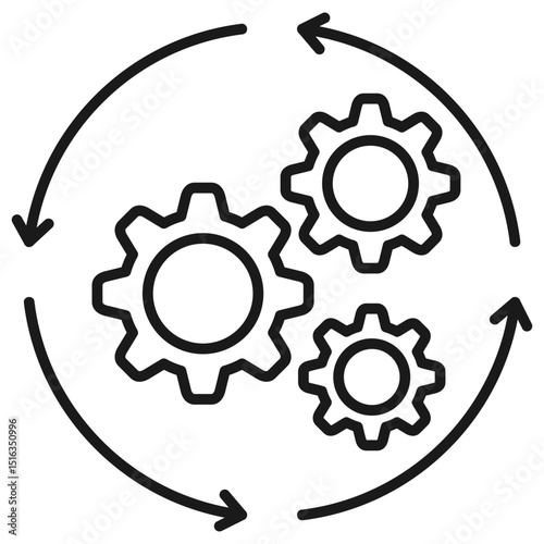 Automation Outline Icon