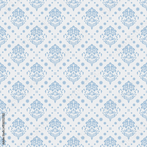 Elegant Damask Seamless Pattern. Vector design for Wallpaper, Fabric, Branding, Packaging, Invitations, Wedding, Home Decor Design